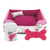 Cama Cachorro Gato Media 60x60 4 Pç Ursinha Princesa - Pink - comprar online