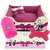 Kit Premium 1 Cama Trend Touch 70x70 cm Mileva 5 Peças Coleção Panda - Pink - comprar online