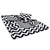 Capa Para Cama Trend Line Mileva Coleção - Chevron
