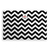 Porta Comedouro Estampando Padrão - Chevron Preto - comprar online