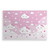Porta Comedouro Estampado Padrão - Nuvem Rosa - comprar online