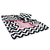 Capa Para Cama Cachorro Gato Oxford 2 Pç - Chevron Rose - comprar online