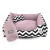 Cama Pet Oxford + manta 03 Peças - Chevron Rose - Basic 1