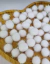Pompom com Lurex 20mm Branco - 20 unidades