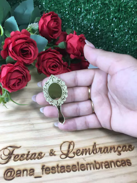 Aplique Espelho Branca de Neve - 5 UNDS