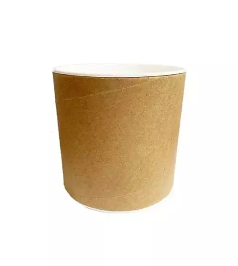 TuboLata 8x8cm - Tampa Plástica - Cor: Branco