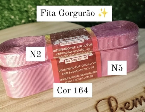 10 METROS FITA GORGURAO ROSA E ROSA BB ( ATENCAO TAMANHO E COR ABAIXO ) - (cópia)