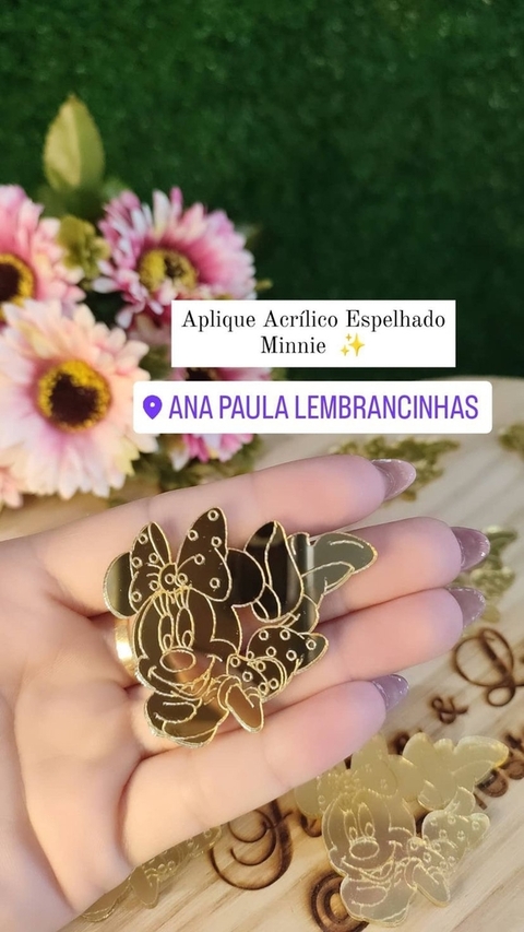 Aplique Minnie Deitada - comprar online