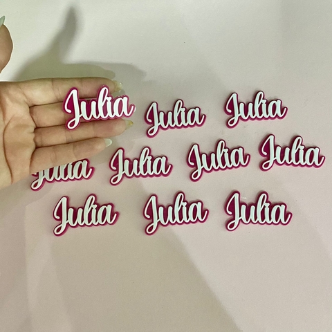 Nome Camada Barbie - 5cm