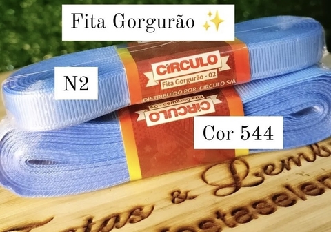 10 METROS FITA GORGURAO AZUL CLARO E AZUL ( ATENCAO TAMANHO E COR ABAIXO )