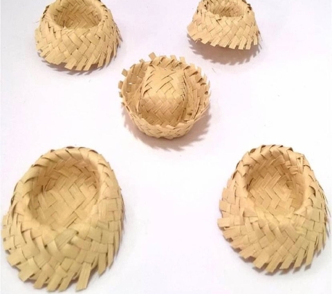 Mini Chapéu de Palha Unidade
