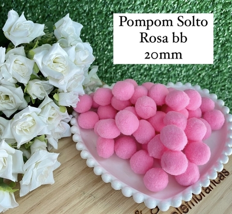 Pompom Solto 20mm - pacote 100unds