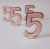 Aplique Numero EM CAMADA (unidade) - 5cm - Festas e Lembranças