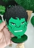 cabeça Hulk nutella / tampa cofre herois