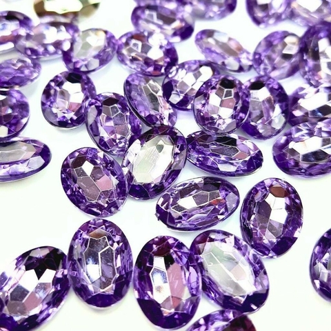 Chaton Oval 13x18mm - Lilas - Base Irregular - comprar online