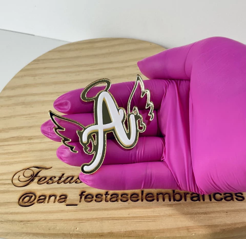 Letra com asas – Batismo - comprar online