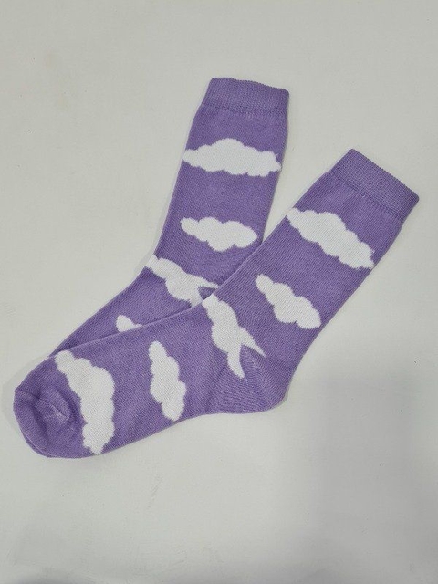MEDIAS CLOUDS LILA