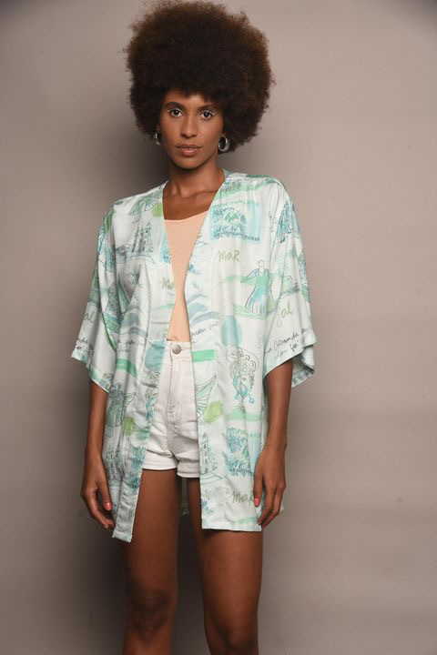 Kimono Desde menina, sou Lia