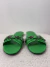 Sandália Le Cagole Flat Slide Verde - Balenciaga - From Us 2 You