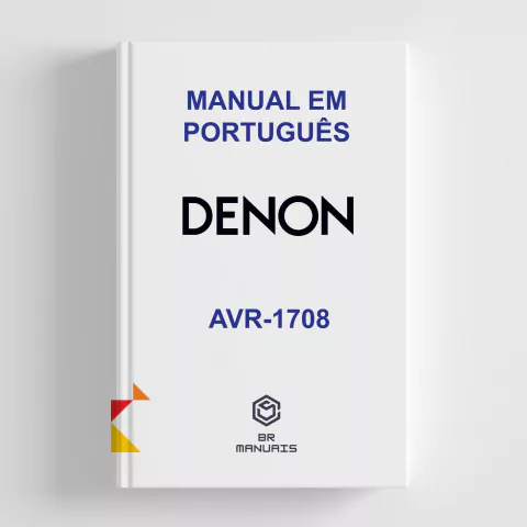 Manual de Instruções DENON AVR-1708 em Português