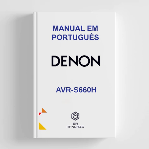 Manual Em Português DENON - AVR-S660H - comprar online
