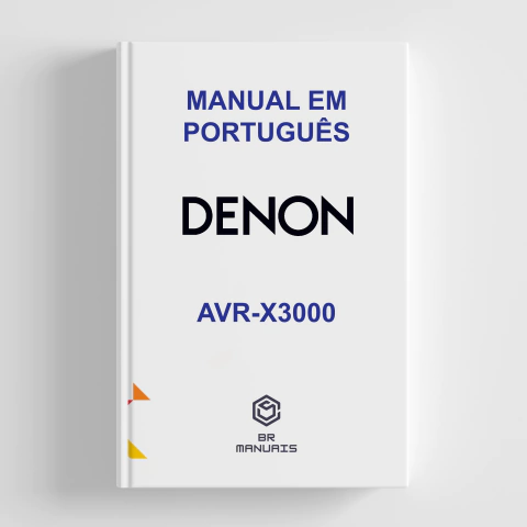 Manual de Instruções DENON AVR-X3000 em Português