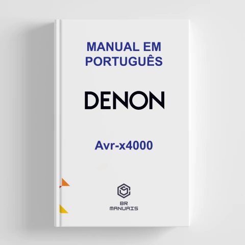 Manual de Instruções DENON AVR-X4000 em Português
