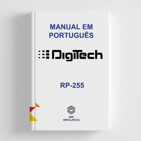 Manual de Instruções DIGITECH RP-255 em Português
