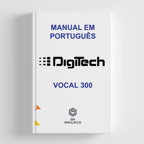 Manual de Instruções DIGITECH VOCAL 300 em Português