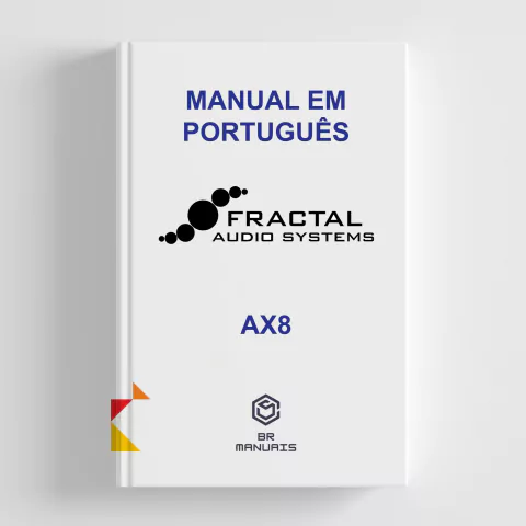 Manual de Instruções FRACTAL AX8 em Português