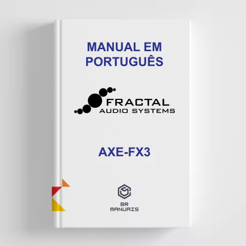 Manual de Instruções FRACTAL AXE-FX3 em Português