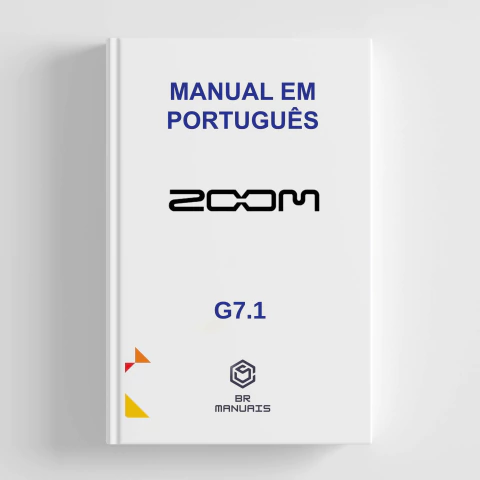 Manual em Português ZOOM G7.1 - comprar online