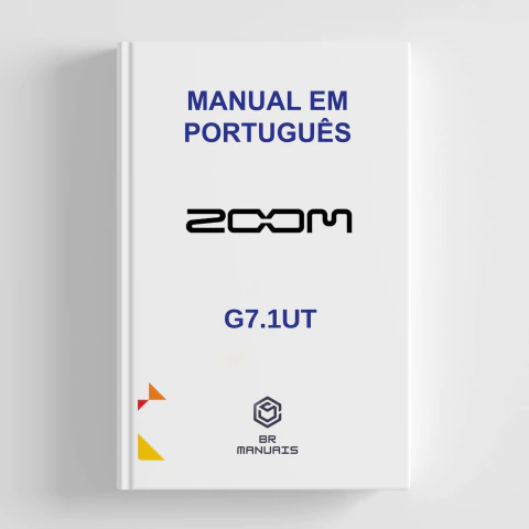 Manual em Português ZOOM G7.1UT - comprar online