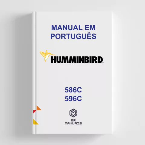 Manual de Instruções HUMMINBIRD 586C, 596C em Português