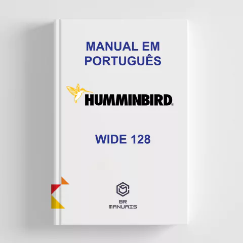 Manual de Instruções HUMMINBIRD WIDE 128 em Português