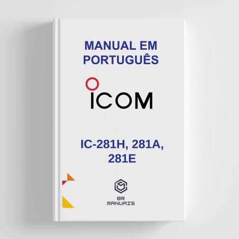 Manual Em Português ICOM - IC-281H, 281A, 281E - comprar online