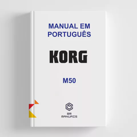 Manual de Instruções KORG M50 em Português