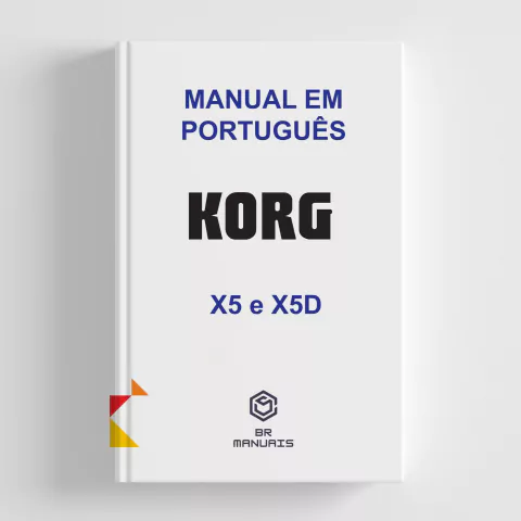 Manual de Instruções KORG X5 e X5D em Português