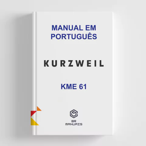 Manual de Instruções KURZWEIL KME 61 em Português