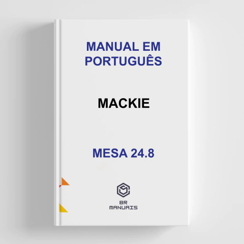 Manual de Instruções MACKIE - MESA 24.8 em Português