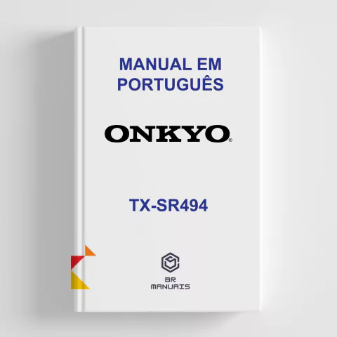 Manual de Instruções ONKYO TX-SR494 em Português