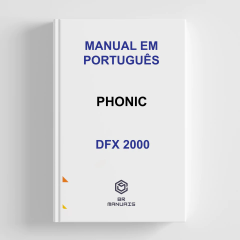 Manual de Instruções PHONIC - DFX 2000 em Português