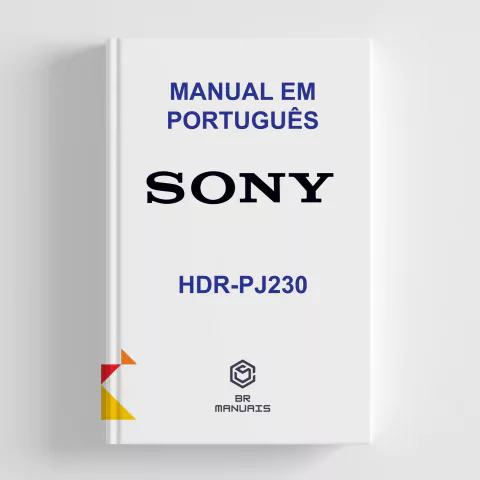 Manual de Instruções SONY HDR-PJ230 em Português