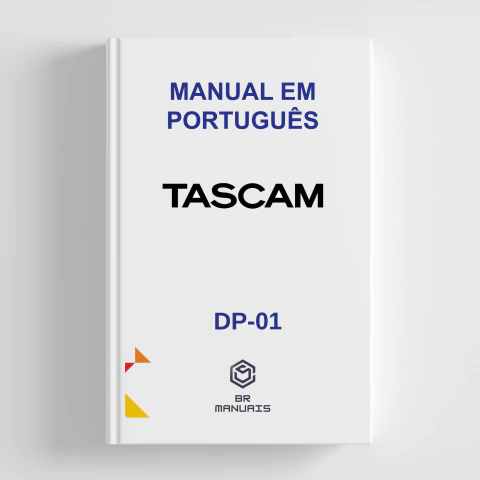 Manual em Português TASCAM DP-01 - comprar online