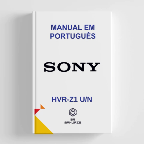 Manual em Português SONY HVR-Z1 U/N - comprar online