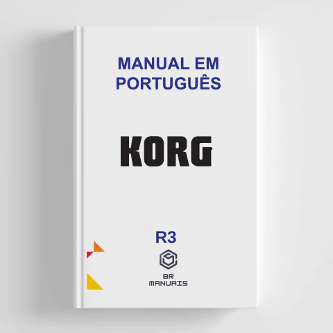 Manual em Português KORG R3 - comprar online