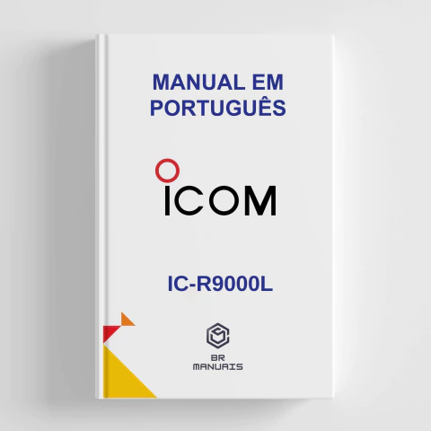 Manual de Instruções em Português ICOM IC-R9000L Receptor - comprar online
