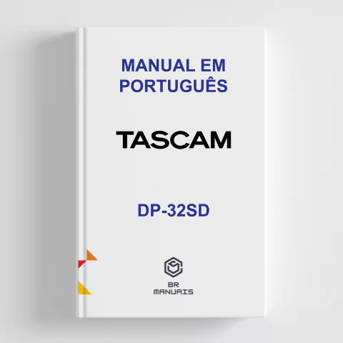 Manual de Instruções TASCAM DP-32SD em Português