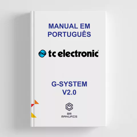 Manual de Instruções TC ELECTRONIC G-SYSTEM em Português