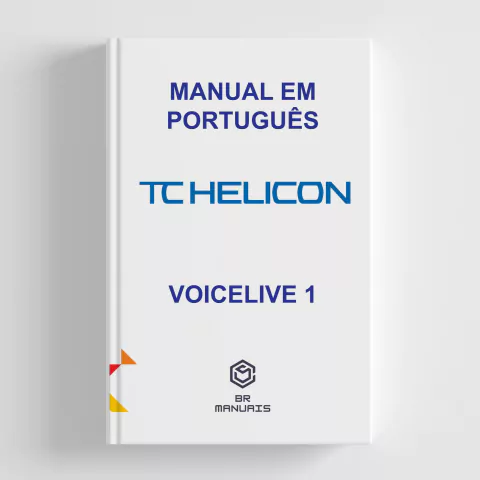 Manual de Instruções TC HELICON VOICELIVE 1 em Português